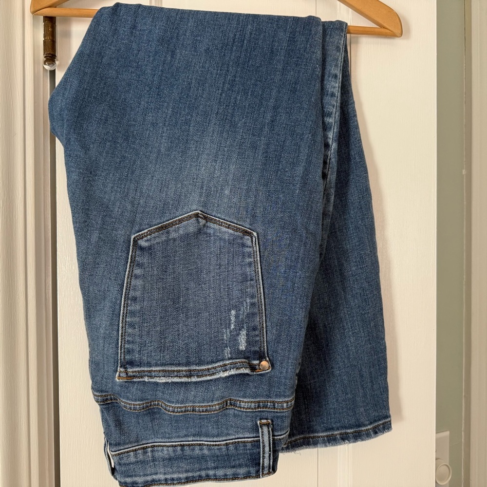 Judy Blue Boyfriend Fit Distressed Jeans Womens 16W High Waist